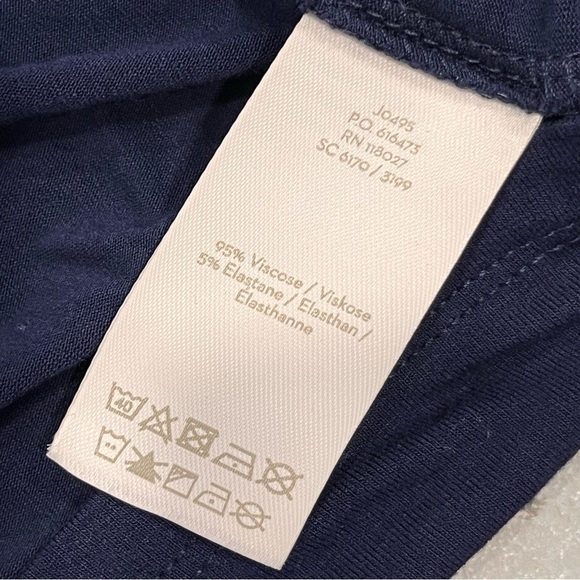 Boden Women’s Navy Blue Sabina Jersey Knit 3/4 Sleeve Fit & Flare Dress size 8 - Picture 8 of 9